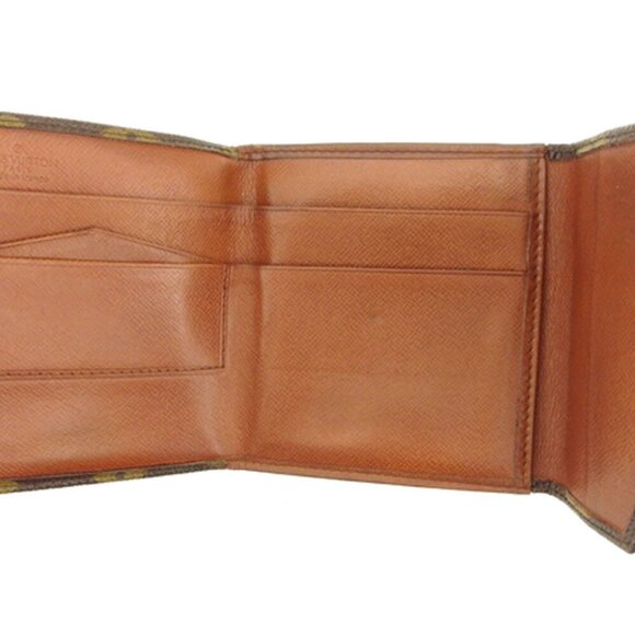 Louis Vuitton W Hook Wallet Monogram Beige Monogram Canvas Authentic Used - Picture 4 of 8